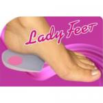Gmed sarokék nõi szilikon rózsaszín (Lady Feet)